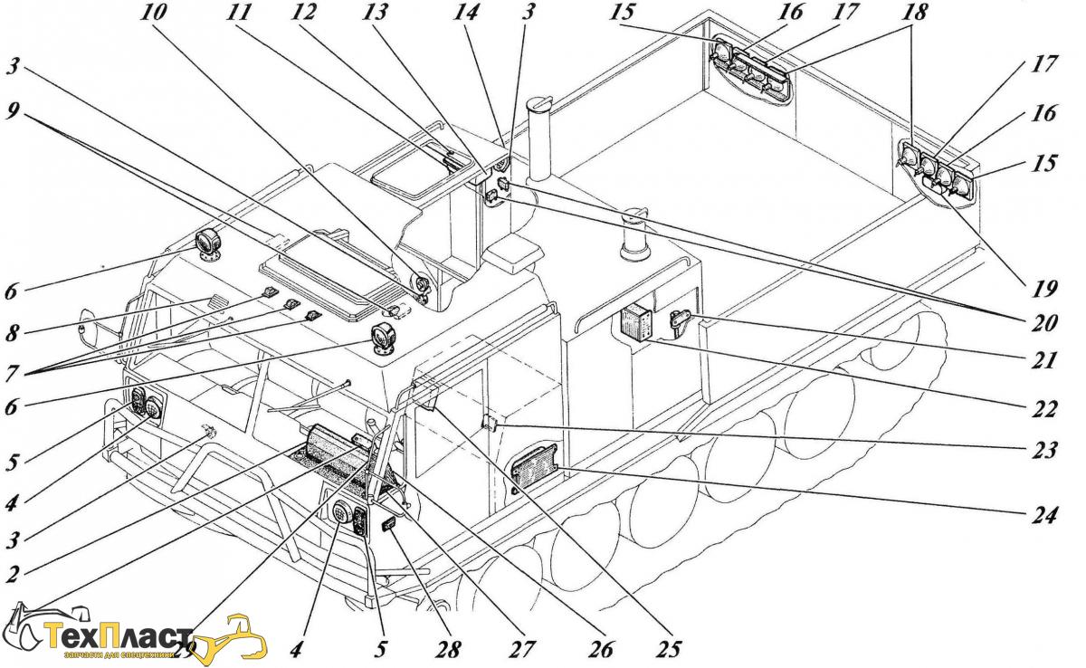 Газ 34039 схема электрооборудования