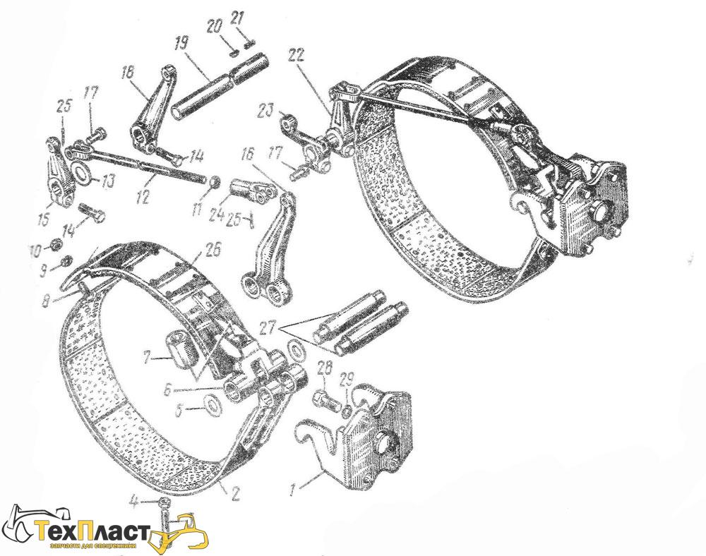 Купить Тормозные Ленты На Т 25
